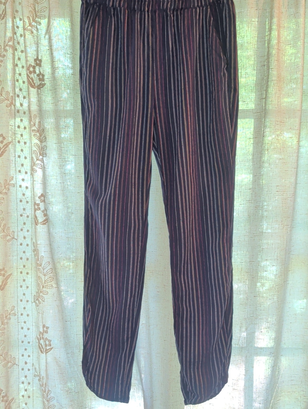 Marine Layer Women's Navy Striped Allison Joggers